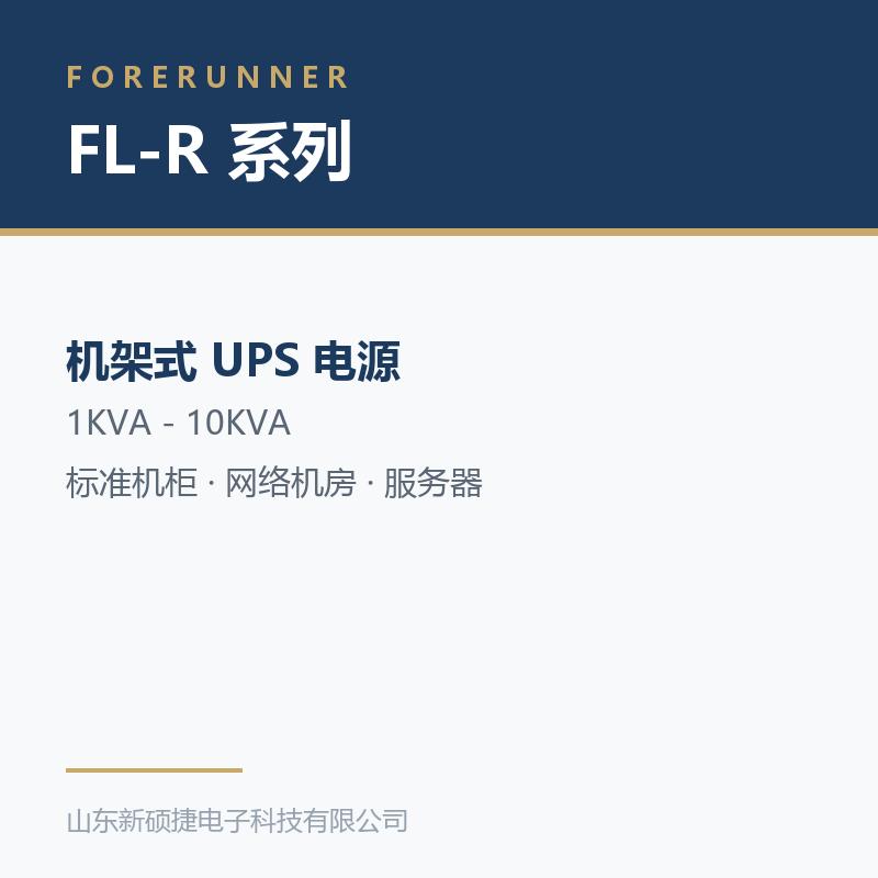 FL-R 系列机架式 UPS(淄博张店区UPS电源)